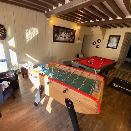 Et Cour Paradis 22 Pers Billard 20 Min בית נופש Villedieu-les-Poëles