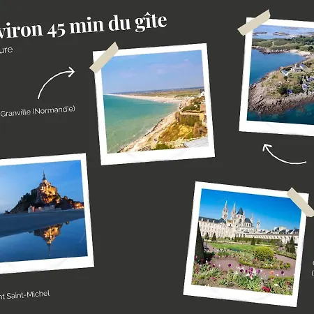 La Clef Decamp Et Cour Paradis 22 Pers Billard 20 Min Holiday home Villedieu-les-Poeles-Rouffigny