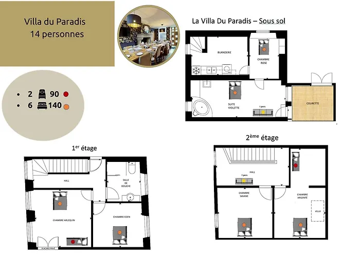 La Clef Decamp Et Cour Paradis 22 Pers Billard 20 Min * Villedieu-les-Poeles-Rouffigny